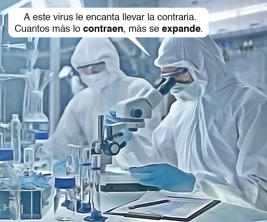 Virus contradictorio