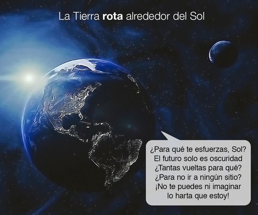 La Tierra rota